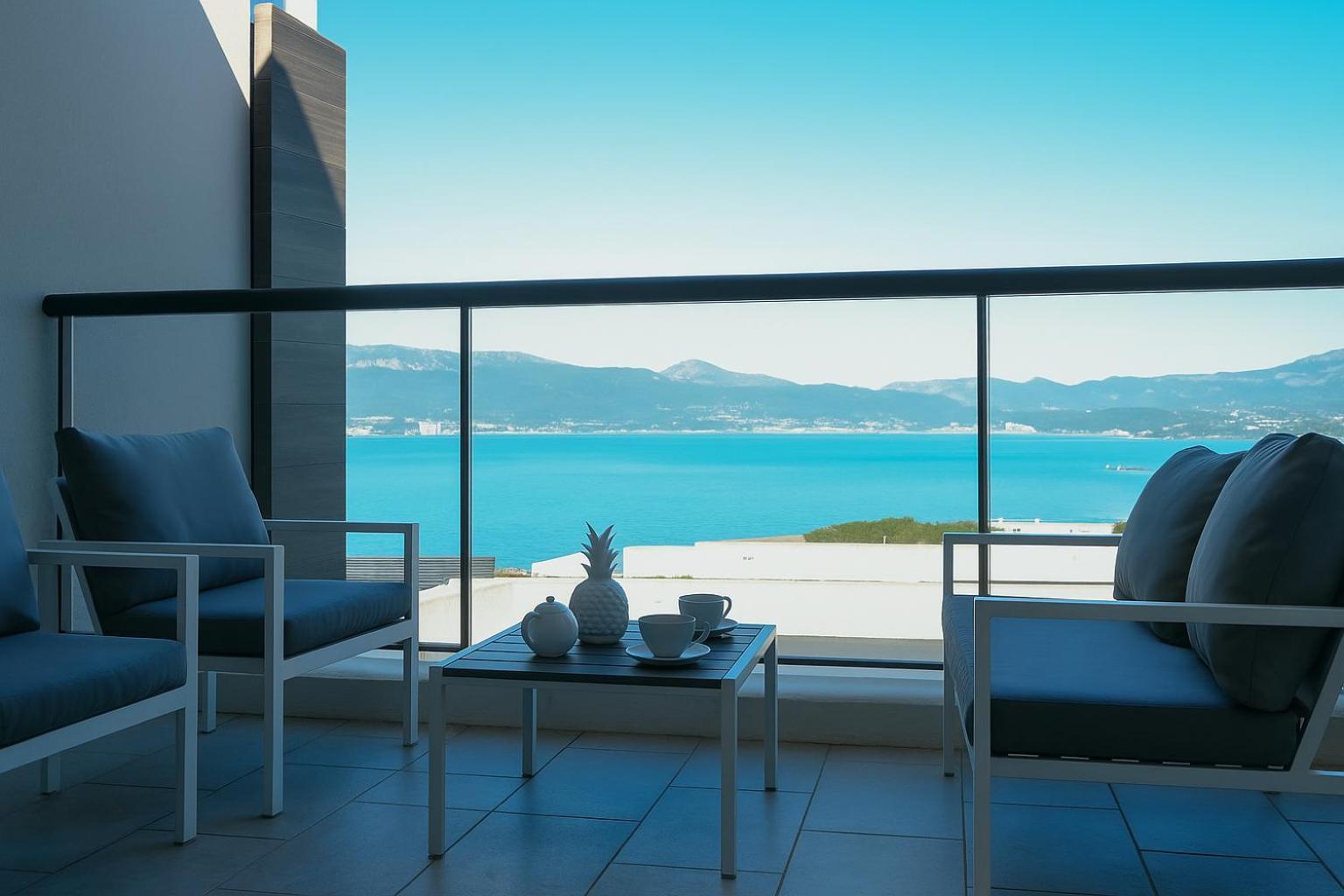 Enola - Sea View Terrace Parking - By Tgb Apartment Pietrosella Bagian luar foto